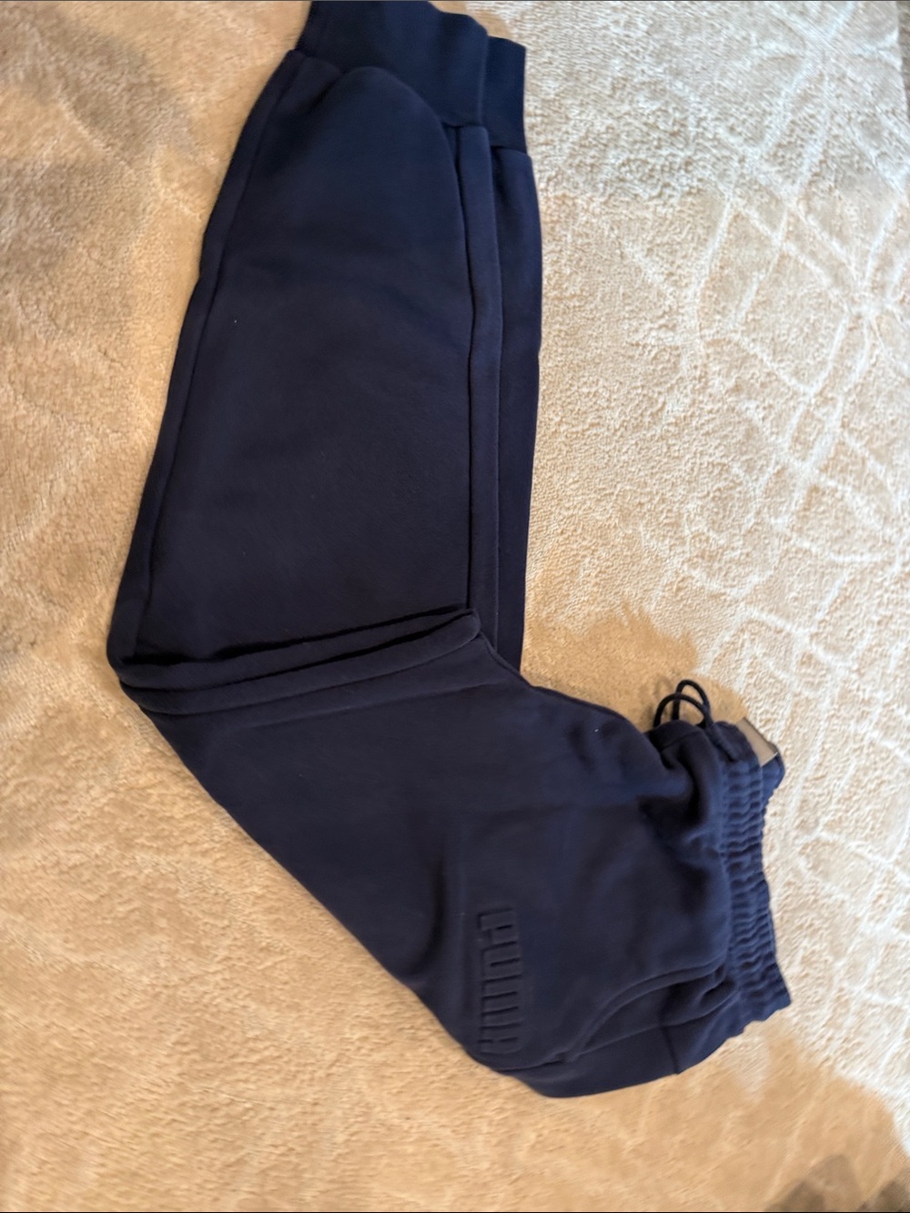 Puma Navy Blue Men's Jogger Sweatpants